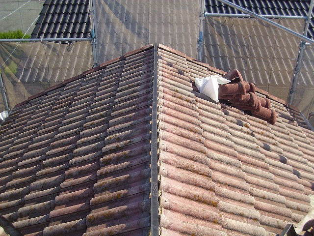 樹脂性の桟木の取り付け